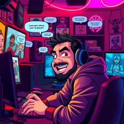 The Twitch Streamer - Text-based game