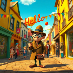 Whodunit? Hello Edition - Text-based game