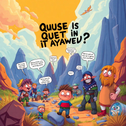 Whose Quest Is It Anyway? - Text-based game