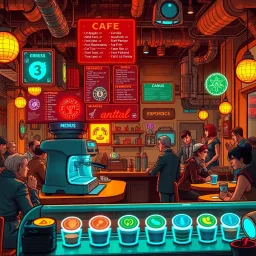 Quantum Café: Causality Conundrums - Text-based game