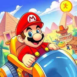 Mario's Time Warp Adventure - Text-based game