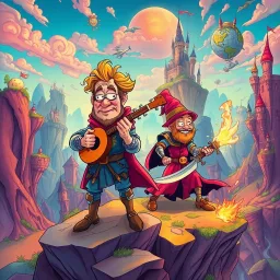 Chronicles of the Clueless: Whose Quest Is It Anyway? - Text-based game