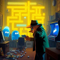 Pac-Man Conspiracy - Text-based game
