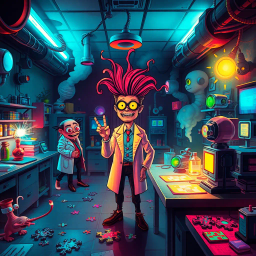 Whose Lab Is It Anyway? - Text-based game