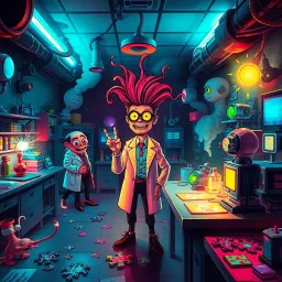 Whose Lab Is It Anyway? - Text-based game