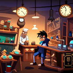 The Time Traveling Bartender - Text-based game