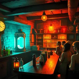 The Time Traveling Bartender - Text-based game