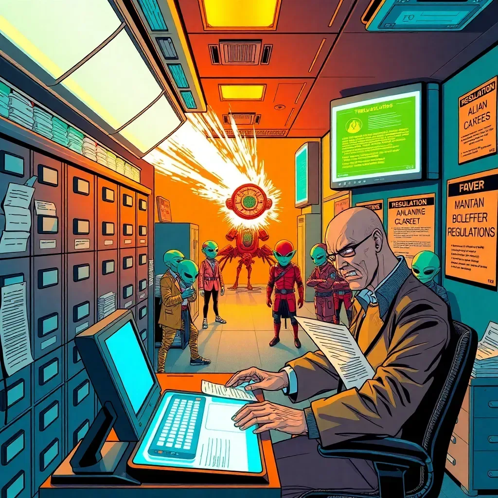 Galactic Bureaucracy: Red Tape Takedown
