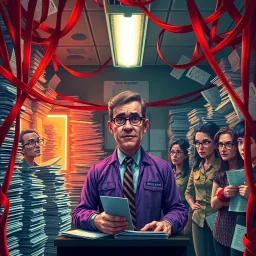 Bureaucracy: The Game of Green Cards - Text-based game