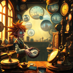 Chronocrack: Whose Time Is It Anyway? - Text-based game