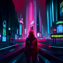 Neon Noir - Text-based game