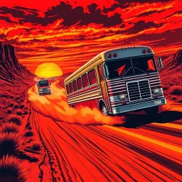 Route 66 Rampage - Text-based game