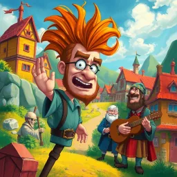 Chronicles of the Clueless: Whose Quest Is It Anyway? - Text-based game