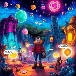 Spectrum Wars: Which Dimension is It, Anyway? - Text-based game