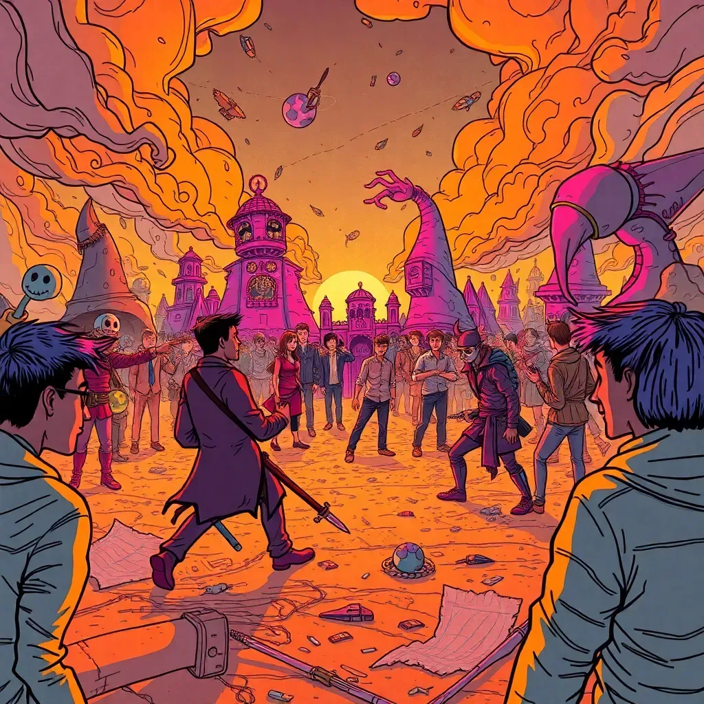 MetaMayhem: Whose Adventure is it Anyway?