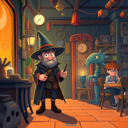 Chrono Chums: Who's There? - Text-based game