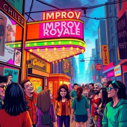 Improv Royale - Text-based game