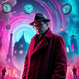 The Time Traveling Detective - Text-based game