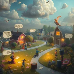 The Surreal Suburb - Text-based game
