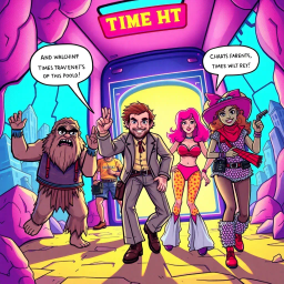 Chrono Chums: Whose Hello Is It Anyway? - Text-based game