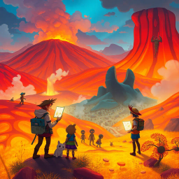 LavaLand Chronicles: The Cinder Chronicles - Text-based game