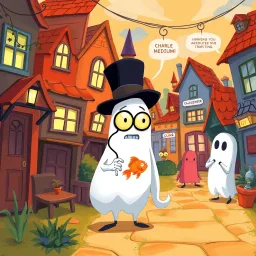 Whose Ghost Is It Anyway? - Text-based game