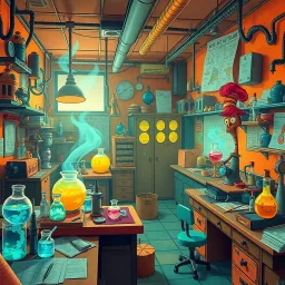 Whose Lab Is It Anyway? - Text-based game