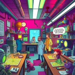 Whose Lab Is It Anyway? - Text-based game