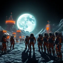 Lunar Heist: Shadows of the Moon - Text-based game