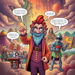 The Paradoxical Chronicles: Whose Quest Is It, Anyway? - Text-based game