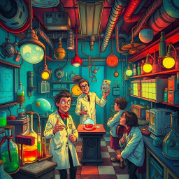 Whose Lab is it Anyway? - Text-based game