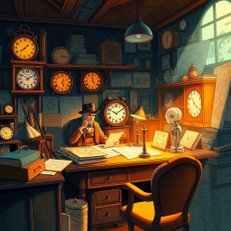 Chrono-Capers: Whose Time Is It Anyway? - Text-based game