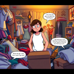 Packing Phobia - Text-based game