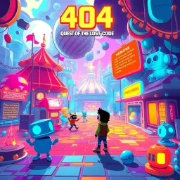 404: Quest of the Lost Code - Text-based game
