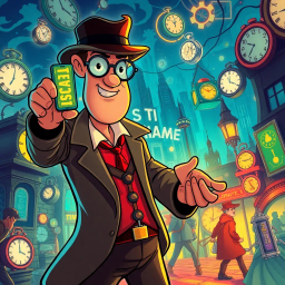Chrono-Capers: Whose Time Is It, Anyway? - Text-based game