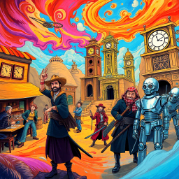 Chrono-Capers: Whose Time Is It, Anyway? - Text-based game