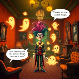 Whose Ghost Is It Anyway? - Text-based game