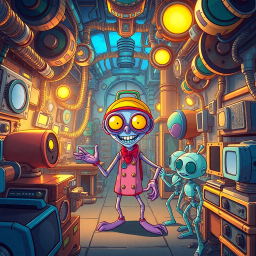The Galactic Workshop - Text-based game