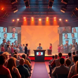 Debate Night: The Viral Showdown - Text-based game
