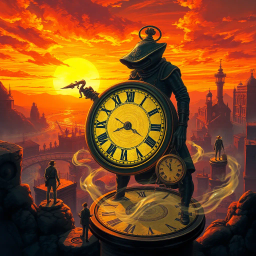 Chronochaser: Who's Time is It Anyway? - Text-based game
