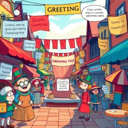 Whose Greeting Is It Anyway? - Text-based game