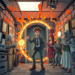 Chronochaser: Who's Time Is It Anyway? - Text-based game
