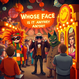 Whose Face is it Anyway? - Text-based game
