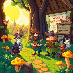 Chronicles of the Clueless: Whose Quest Is It Anyway? - Text-based game