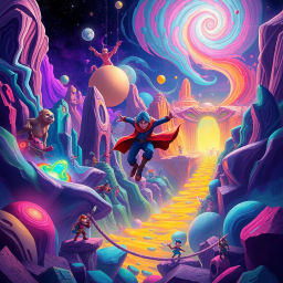 Spectrum Wars: Which Dimension Is It Anyway? - Text-based game