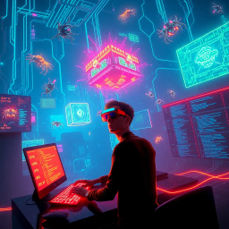 Code Quest: Debugging the Dark - Text-based game