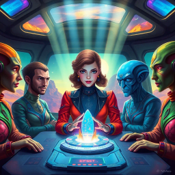 Quasar Quarrel - Text-based game
