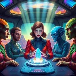 Quasar Quarrel - Text-based game