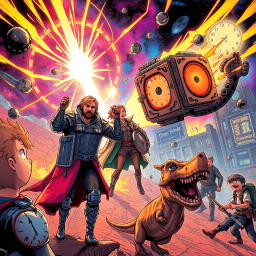 ChronoClash: Whose Time Is It Anyway? - Text-based game