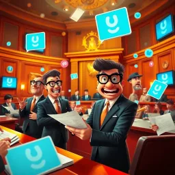 Litigation Lunacy - Text-based game